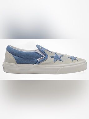 VANS FU CLASSIC SLIP-ON Sneakers Starry Night Denim Womens New!!(5.5)